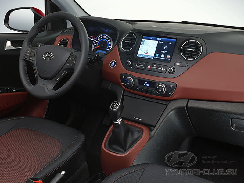 Hyundai i10 рестайлинг 2016-2017. Изменения внутри.